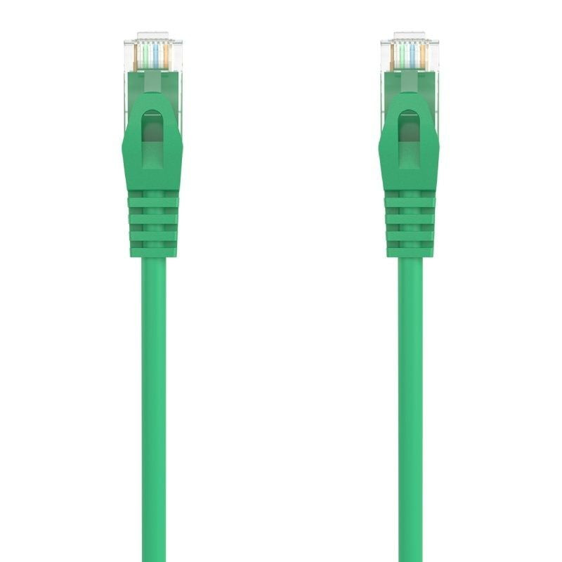 Cable de red rj45 awg24 utp aisens a145-0578 cat.6a/ lszh/ 30cm/ verde