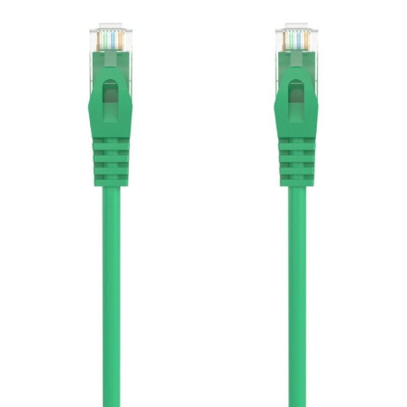 Cable de red rj45 awg24 utp aisens a145-0583 cat.6a/ lszh/ 3m/ verde
