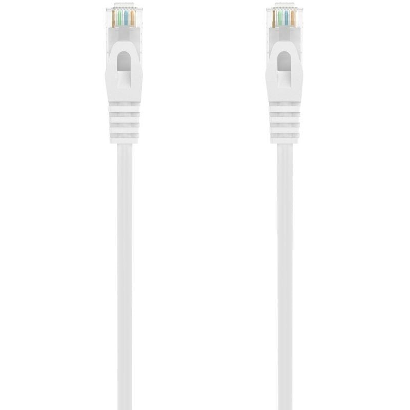 Cable de red rj45 awg24 utp aisens a145-0597 cat.6a/ lszh/ 3m/ blanco