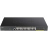 Switch gestionable d-link smart dgs-1250-28xmp 28 puertos/ rj-45 10/100/1000 poe/ sfp