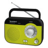 Radio portátil sunstech rps560/ con cable/ a pilas/ verde