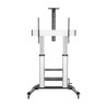 Soporte de suelo inclinable con ruedas y manivela aisens ft100te-125 para tv 60-100'/ hasta 100kg