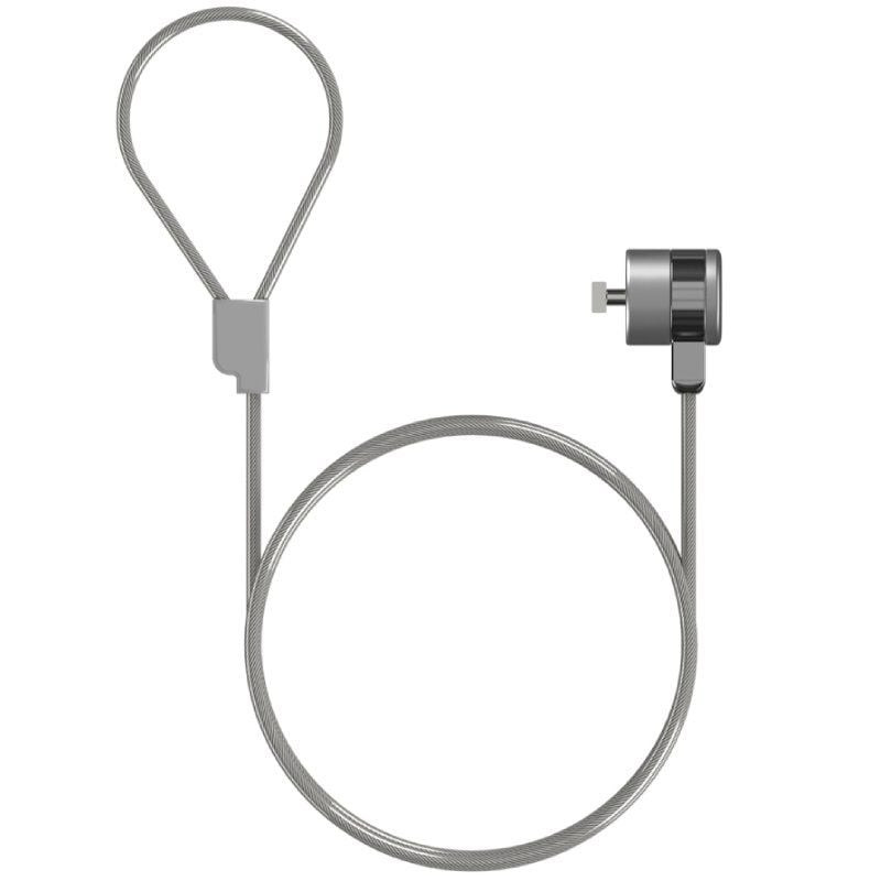 Cable de seguridad para portátiles aisens aslk-d40k02-sl/ 1.5m