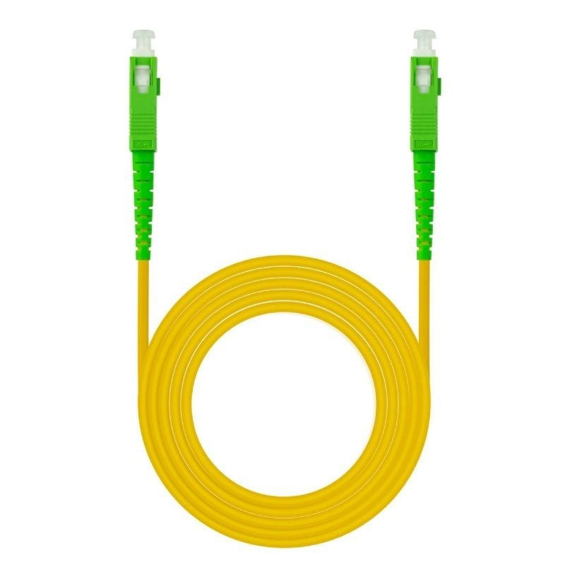 Cable de fibra óptica g657a2 nanocable 10.20.0030/ lszh/ 30m/ amarillo
