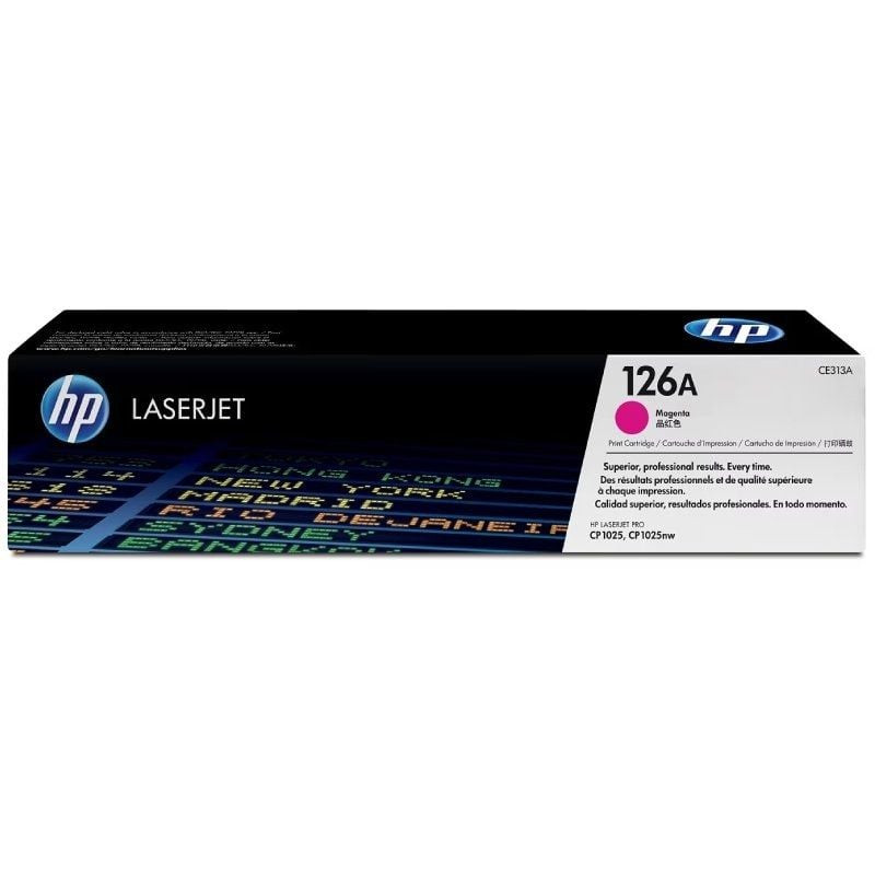 Tóner original hp nº126a/ magenta