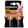 Pack de 2 pilas c duracell lr14/ 1.5v/ alcalinas