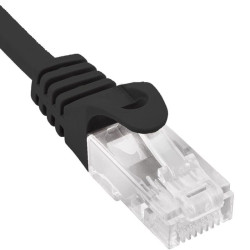 Cable de red rj45 utp phasak phk 1701 cat.6/ 1m/ negro
