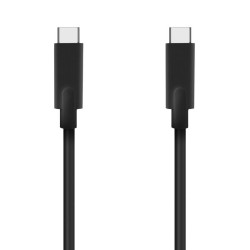 Cable usb 3.2 tipo-c aisens a107-0707 5gbps 3a 60w/ usb tipo-c macho - usb tipo-c macho/ hasta 60w/ 5gbps/ 5m/ negro