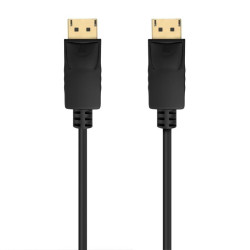 Cable displayport 1.2 ccs 4k aisens a124-0737/ displayport macho - displayport macho/ hasta 5w/ 2300mbps/ 50cm/ negro