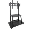 Soporte de suelo ajustable con ruedas tooq fs20101m-b para tv de 37-100'/ hasta 150kg