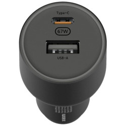 Cargador de coche xiaomi 67w usb-a tipo-c/ 1xusb-a/ 1xusb tipo-c/ 67w