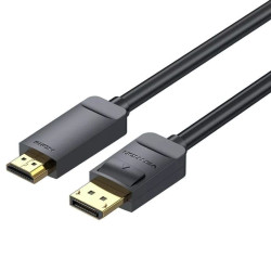 Cable conversor vention hagbj/ displayport macho - hdmi 4k macho/ 5m/ negro