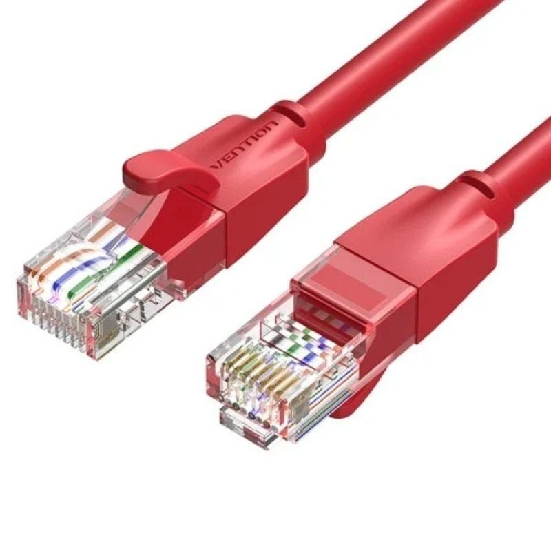 Cable de red rj45 utp vention iberh cat.6/ 2m/ rojo