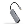 Docking tipo-c nanocable 10.16.1006/ 2xusb/ 1xhdmi 4k/ 2xusb tipo-c/ 1xusb tipo-c pd/ gris