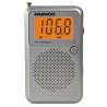 Radio portátil daewoo dw1115/ a pilas/ gris