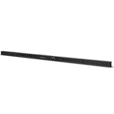 Unidad de distribución para alimentación cyberpower pdu81405/ 32a/ 21x iec c13/ 3x iec c19/ formato rack 0u