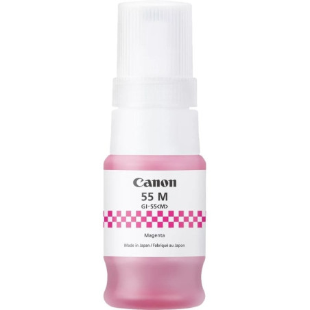 Botella de tinta original canon gi-55/ magenta