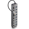 Hub usb ngs ihub8 / 8xusb 3.0/ gris