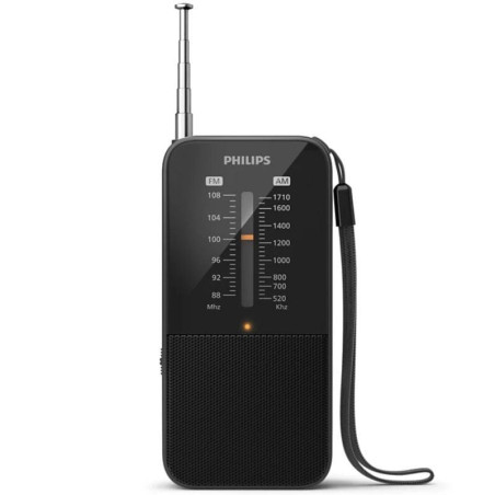Radio portátil philips tar1509/ a pilas/ negra