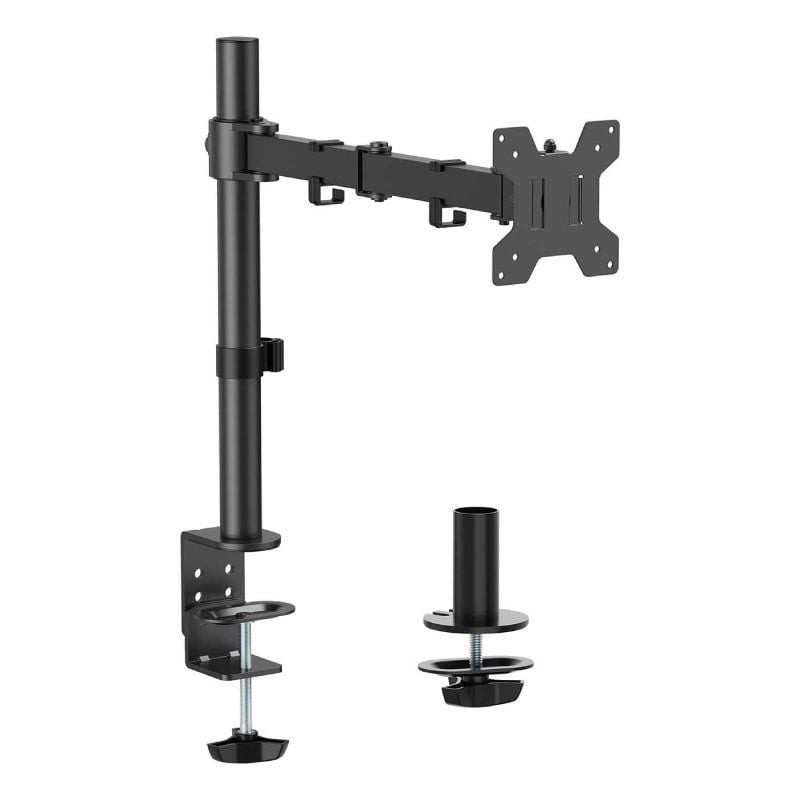 Soporte de mesa para monitor aisens dt32tsr-277/ giratorio/ inclinable/ hasta 10kg