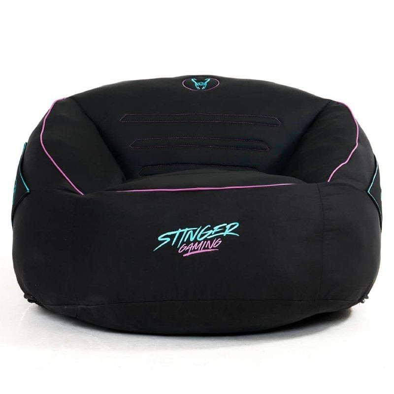 Puff woxter stinger gaming/ con relleno/ azul y negro