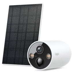 Cámara de videovigilancia tp-link tapo c425 kit/ visión nocturna/ control desde app/ incluye panel solar