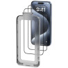 Protector de pantalla de cristal templado vention kuitca-10 para iphone 13 + herramienta de instalación antipolvo