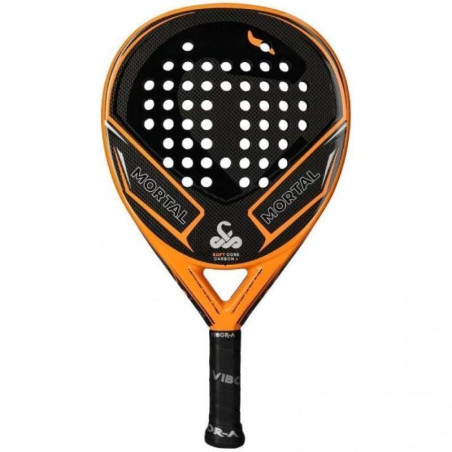 Pala de pádel vibor-a mortal carbon 3.0/ naranja y negra