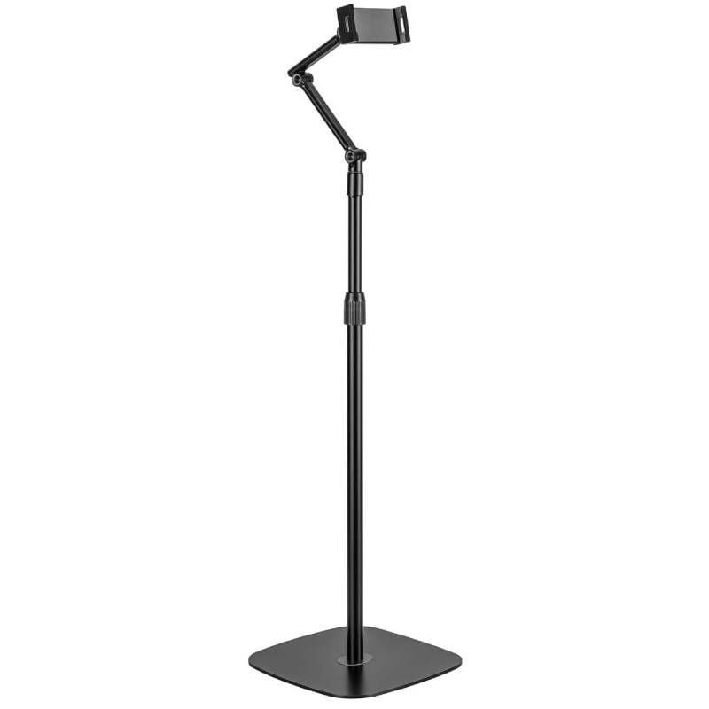 Soporte de suelo giratorio/ inclinable/ nivelable/ rotable aisens msf3p-301 para tablet 4.7-12.9'
