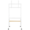 Soporte de suelo con ruedas aisens ft86fe-331 para tv de 37-86'/ hasta 50kg