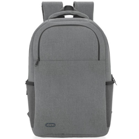 Mochila aisens premium asbg-bp083-gr para portátiles hasta 15.6'/ gris