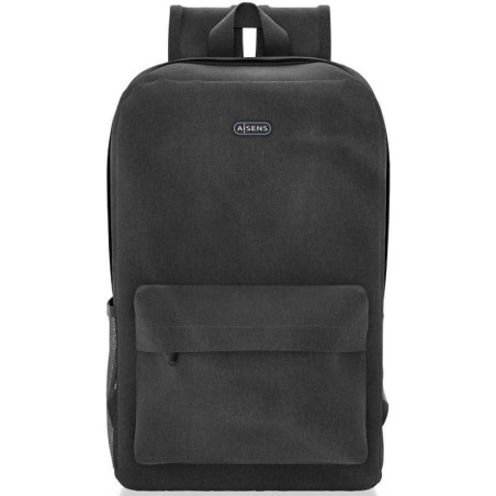 Mochila aisens asbg-bp080-bk para portátiles hasta 15.6'/ negro