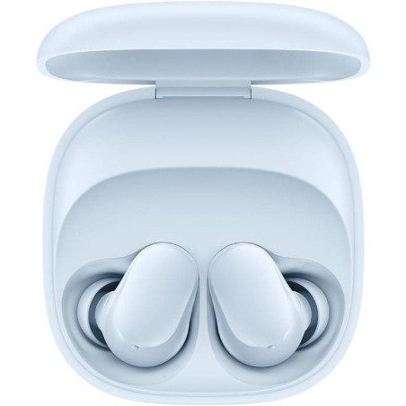 Auriculares bluetooth xiaomi redmi buds 6 play con estuche de carga/ autonomía 7h/ azules