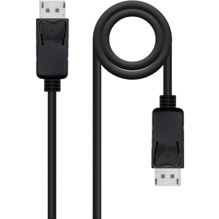 Cable displayport nanocable 10.15.2701-l150/ displayport macho - displayport macho/ 1.5m/ negro