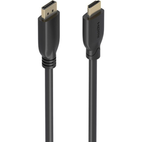 Cable conversor aisens a125-0921/ displayport macho - hdmi 4k macho/ 7m/ negro