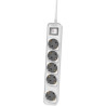 Regleta con interruptor philips chp2154w/12/ 5 tomas de corriente/ cable 1.5m/ blanco