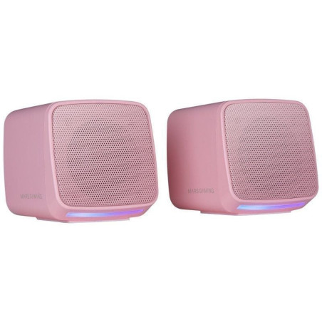 Altavoces mars gaming ms-pro/ 10w/ 1.0/ rosas