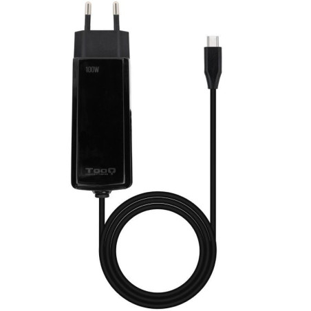 Cargador de portátil gan tooq tqlc-usbcgan100pd-c usb tipo-c/ 100w/ automático/ voltaje 5-20v