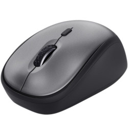 Ratón mini inalámbrico trust yvi+ silent/ hasta 1600 dpi/ negro