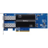 Tarjeta de red pci express-sfp+ synology e10g30-f2/ 10gbps	