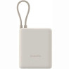Powerbank 10000mah xiaomi 33w power bank integrated cable/ 33w/ beige/ incluye cable usb tipo-c