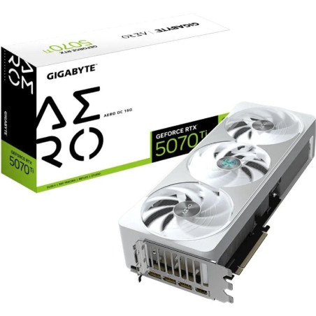 Tarjeta gráfica gigabyte geforce rtx 5070 ti aero oc/ 16gb gddr7