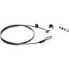 Cable de seguridad para portátiles hp 6uw42aa/ 1.83m