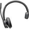 Auricular inalámbrico poly voyager 4310-m para microsoft teams + adaptador bt700 + base de carga/ con micrófono/ bluetooth/ 