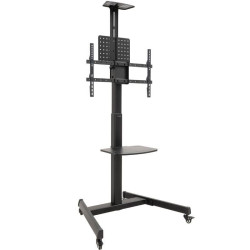 Soporte de suelo inclinable con ruedas tooq fs1184m-b para tv de 35-70'/ hasta 70kg