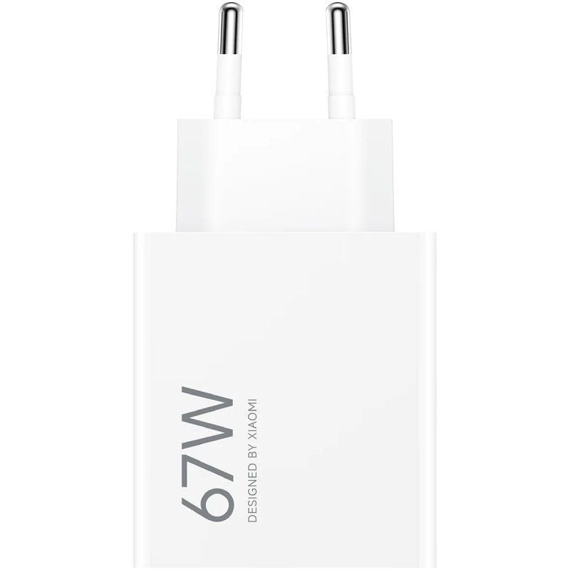 Cargador de pared xiaomi 67w hypercharge (type-a)/ 1xusb/ 67w