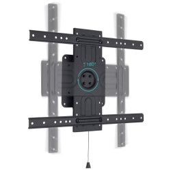 Soporte de pared giratorio/ inclinable/ nivelable tooq lp3780f-r para tv de 37-80'/ hasta 50kg