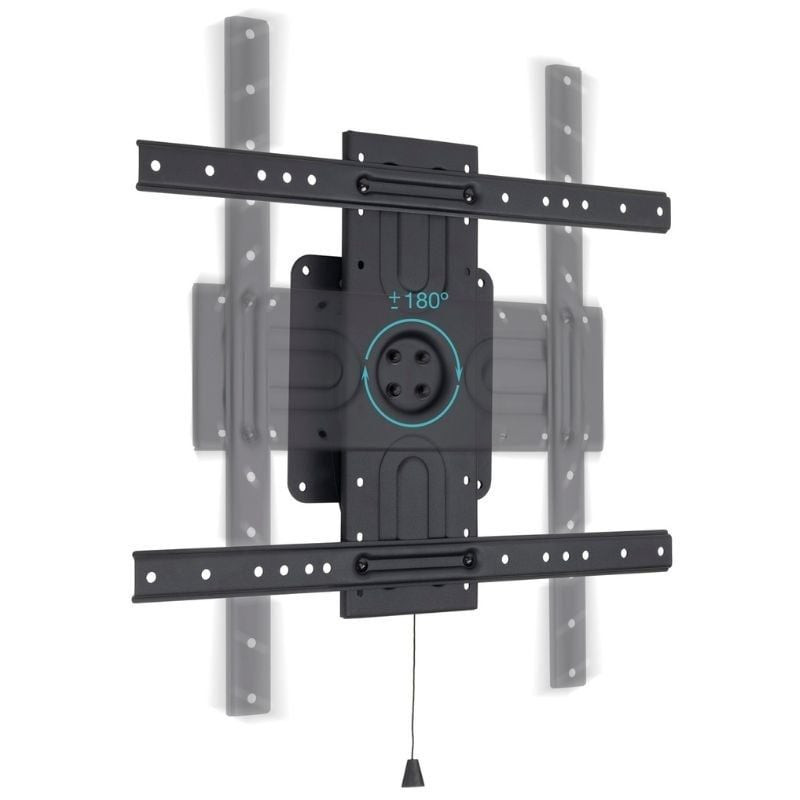 Soporte de pared giratorio/ inclinable/ nivelable tooq lp3780f-r para tv de 37-80'/ hasta 50kg