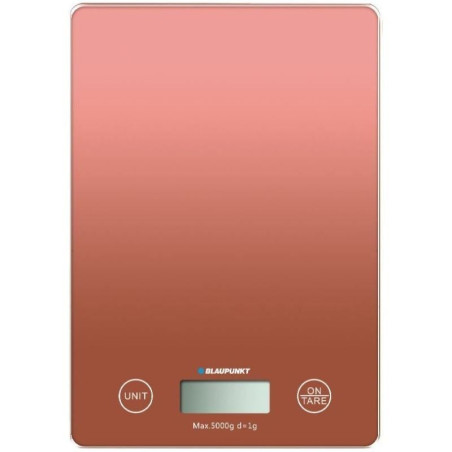 Báscula de cocina electrónica blaupunkt bp4013/ hasta 5kg/ naranja claro