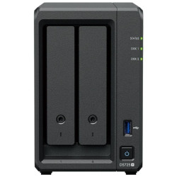 Nas synology diskstation ds725+/ 2 bahías 3.5'- 2.5'/ 4gb ddr4/ formato torre